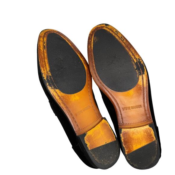 Steve Madden Men\'s Delrayy Black Velvet Loafers Shoes Size 11 main image 9